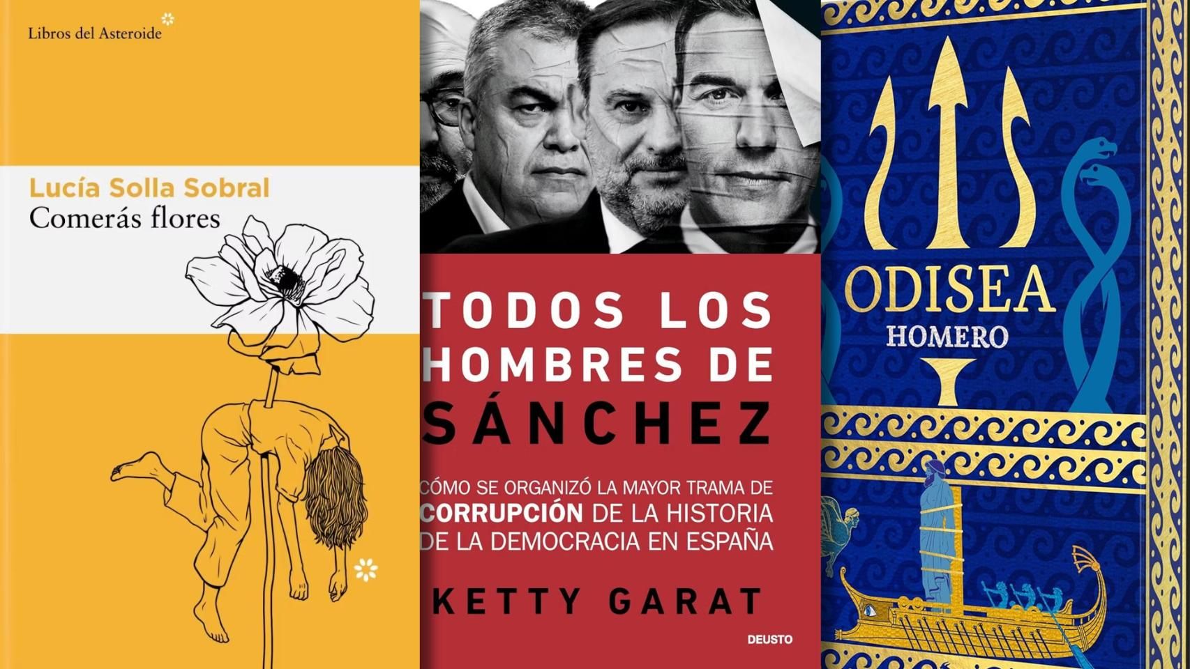Los libros más vendidos en las categorías de Ficción, No Ficción y Poesía. 