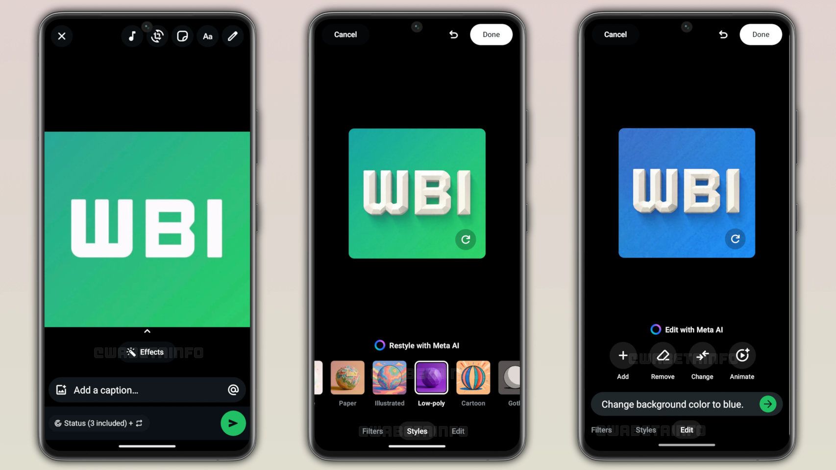 Nuevo editor de imágenes de WhatsApp