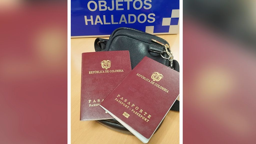 Imagen de la bandolera extraviada en Valladoid. 