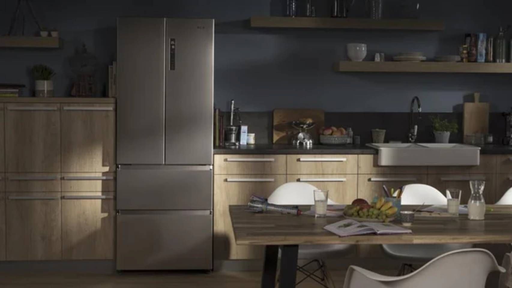 Un frigorífico Haier.