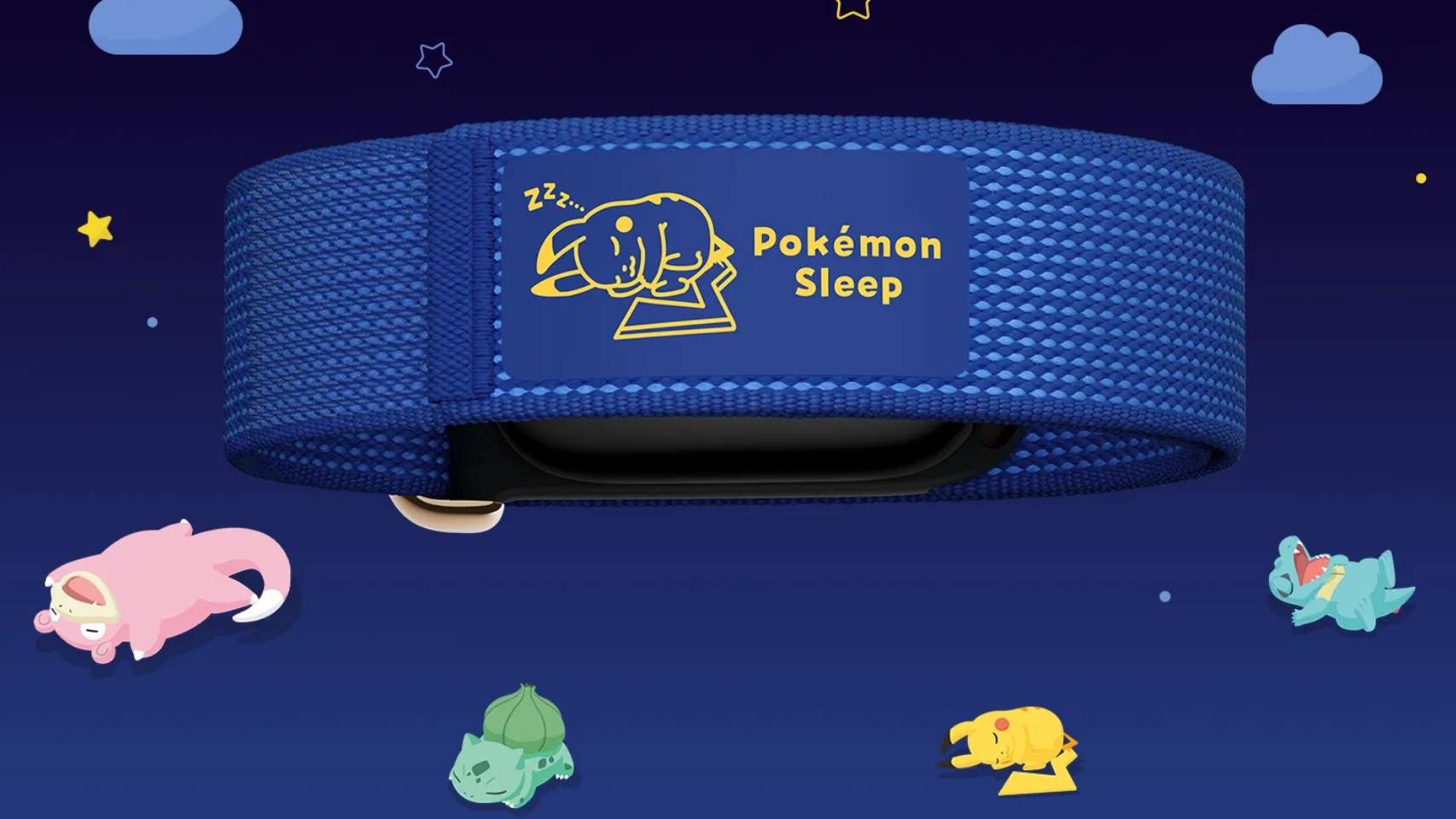 La pulsera Google Fitbit Air Edición Especial Pokémon Sleep.
