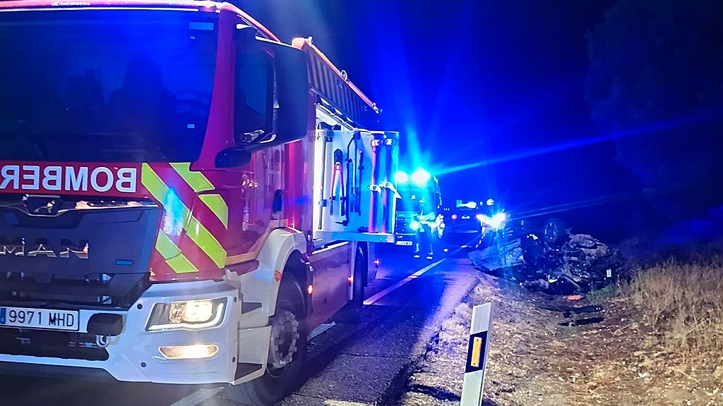 Imagen del accidente de Coreses. 