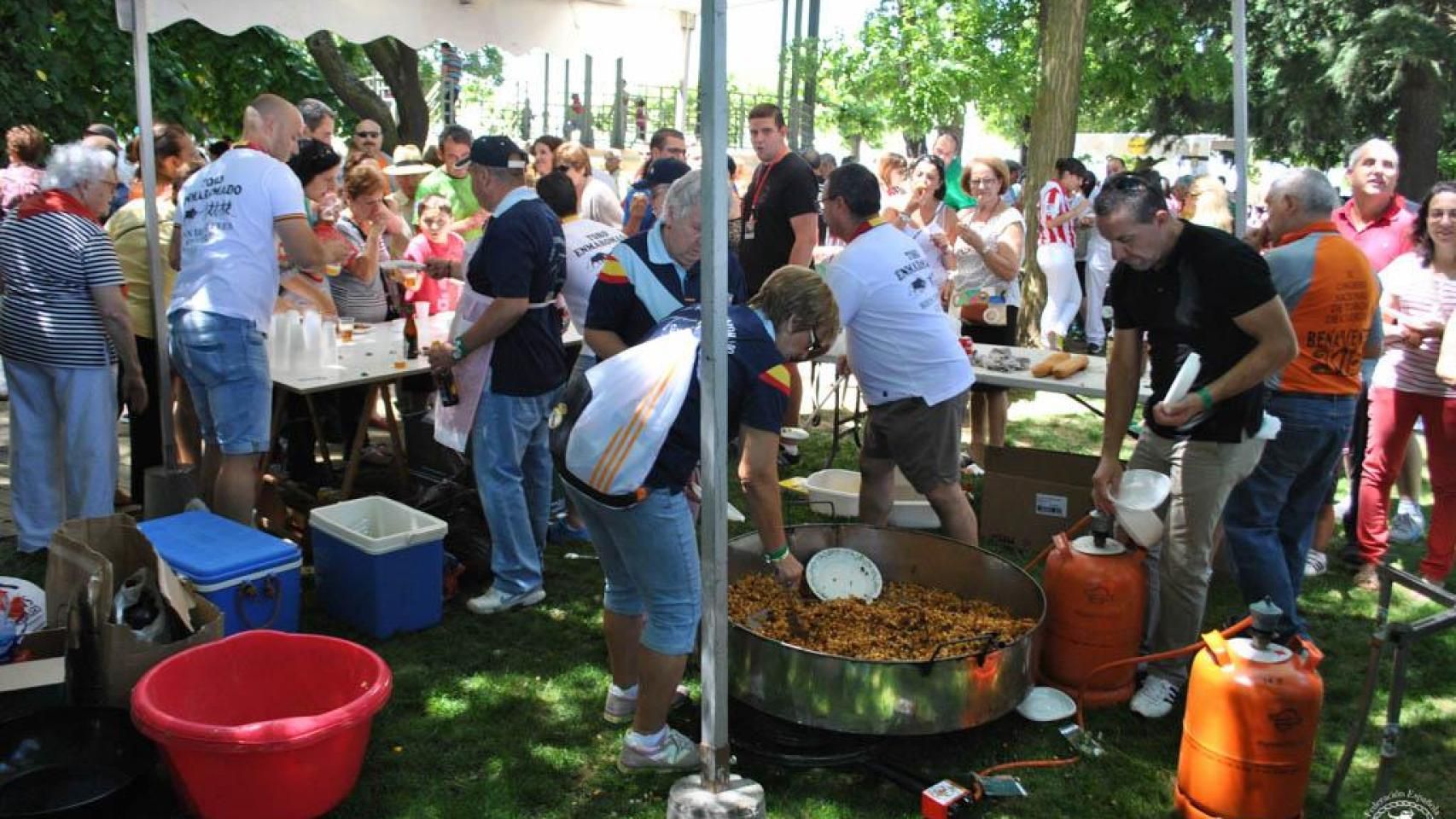 Cita gastronómica en las fiestas.