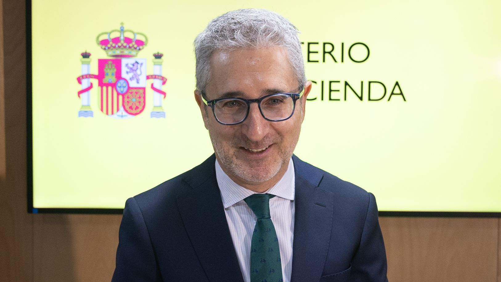 Arcadi España, ministro de Hacienda, en el Congreso.