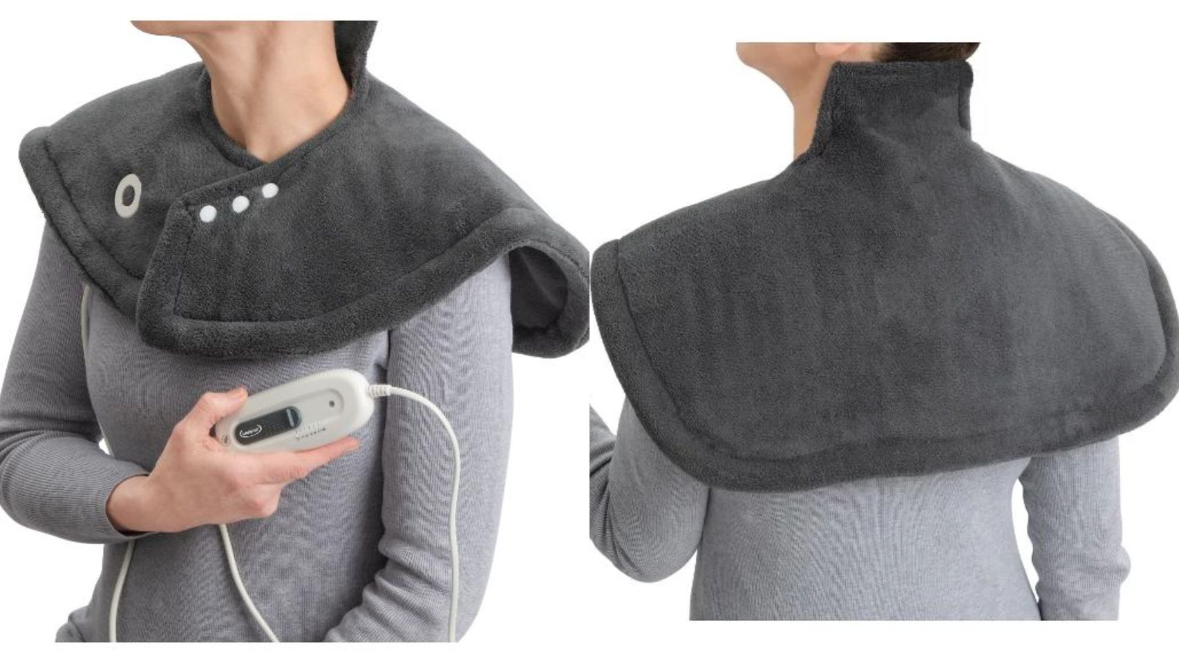 Almohadilla eléctrica para hombros y nuca.