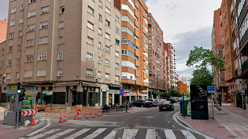 Calle Real de Burgos en Valladolid.