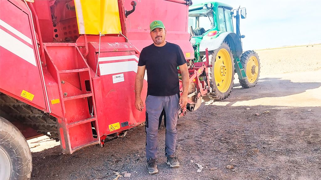 José Manuel Chico Nieto, agricultor y ganadero. 