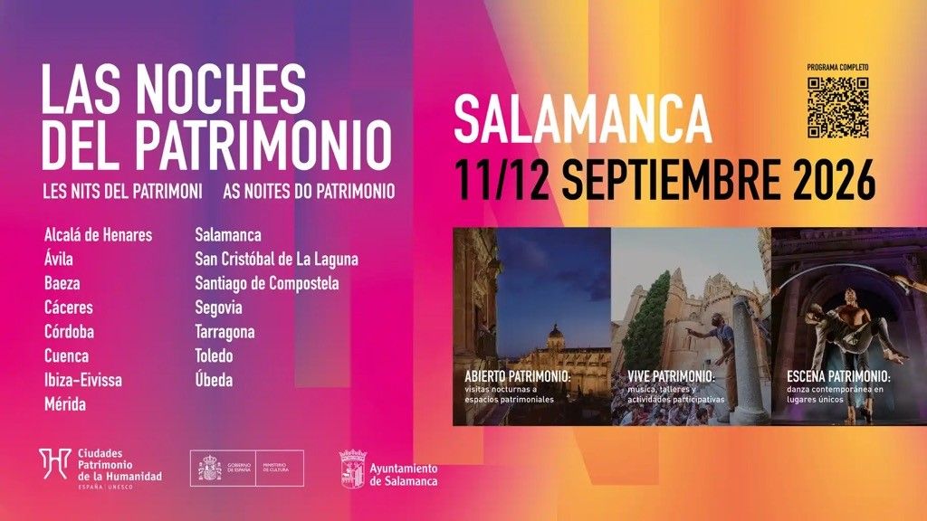 Cartel de Las Noches del Patrimonio 2026.