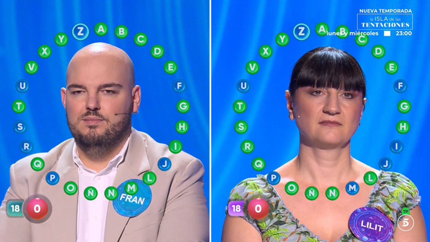 audiencias, polémica con ‘Pasapalabra’ y el duelo entre Lilit y Fran