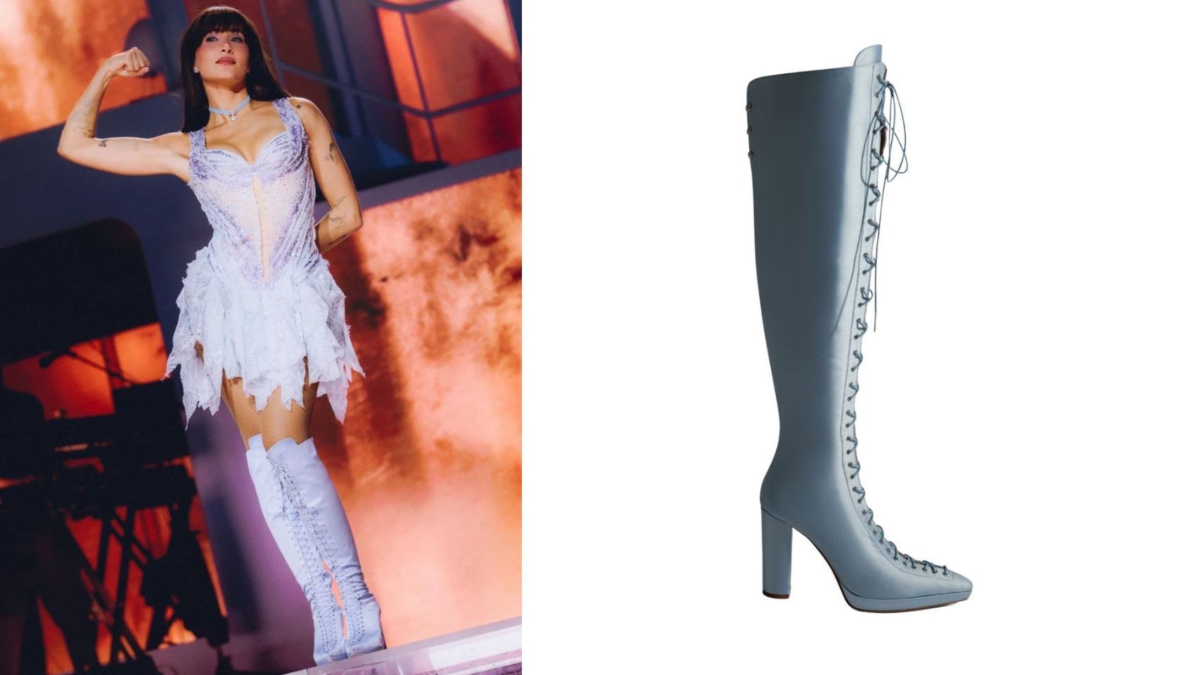 Primer modelo de botas.