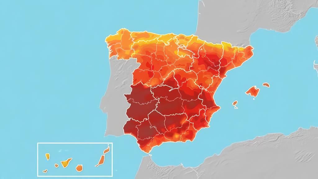 Previsión de tiempo en España.