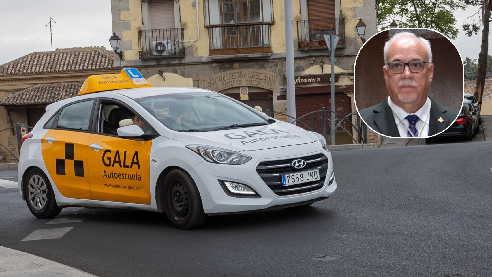 Imagen de archivo de un coche de autoescuela. 