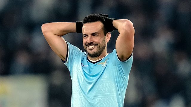 Pedro Rodríguez, en un partido con la Lazio