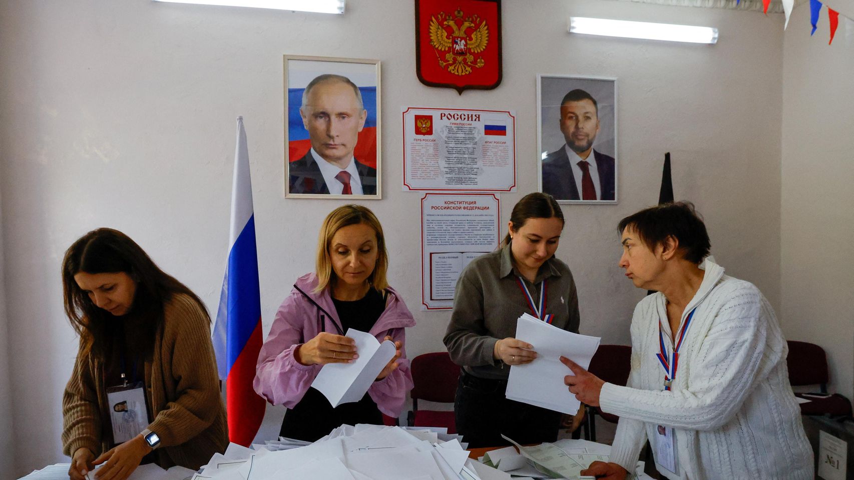 El partido de Putin arrasa en las legislativas tras lograr el 57,3 % de los votos en unas elecciones marcadas por la guerra