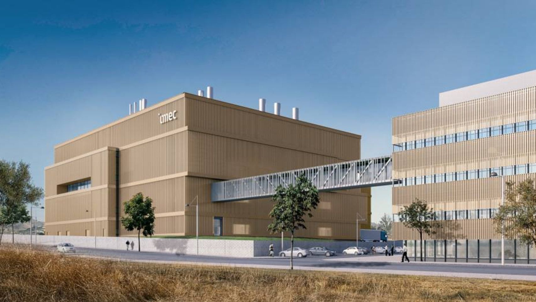 Imagen renderizada del nuevo complejo imec en Málaga