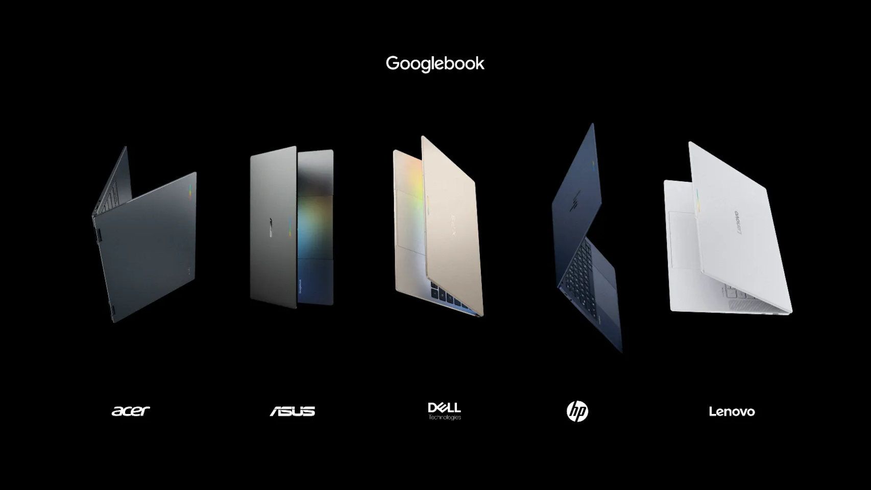 Gama inicial de los Googlebooks