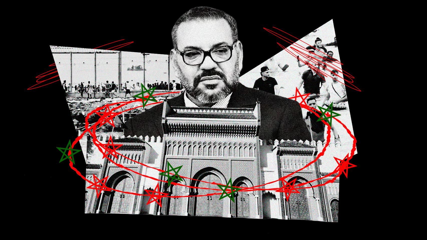 La sombra del Majzén planea sobre Ceuta: el poder invisible que rodea a Mohamed VI y mueve los hilos en Marruecos