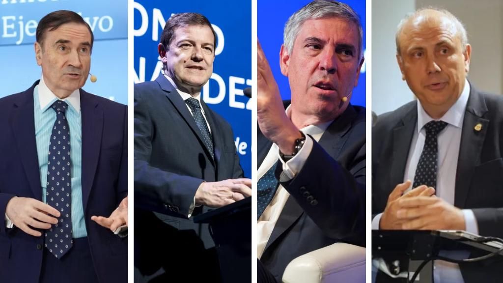 Pedro J. Ramírez, Alfonso Fernández Mañueco, José Vicente de los Mozos y César Moñux encabezan la inauguración del Foro Económico de EL ESPAÑOL en Castilla y León