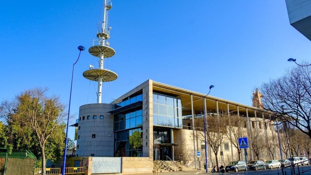 Edificio de Canal Sur en Sevilla.
