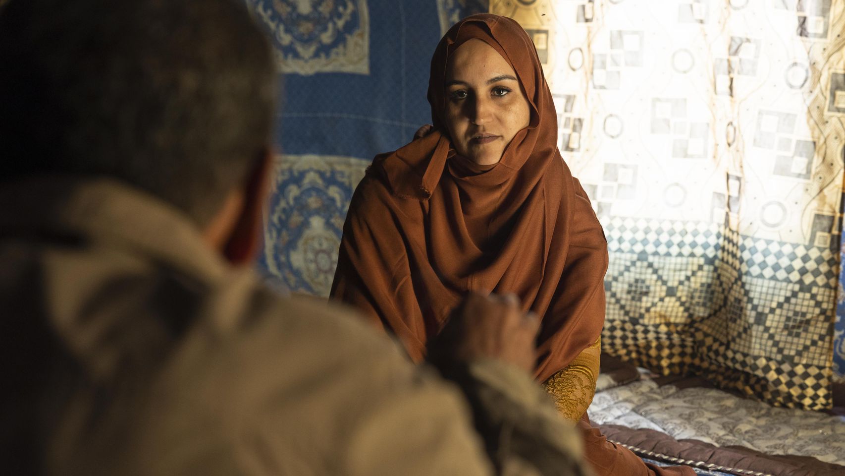 Yauguiha Mohamed nació en los campamentos de refugiados saharauis de Tinduf, en Argelia.