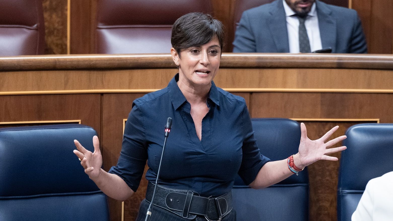La ministra de Vivienda y Agenda Urbana, Isabel Rodríguez, en el Congreso de los Diputados.