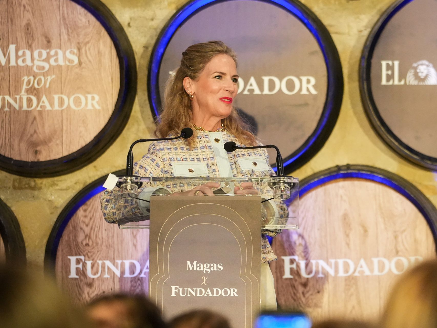 Ana Mestre, presidenta del Parlamento de Andalucía, ha cerrado la gala con su discurso.