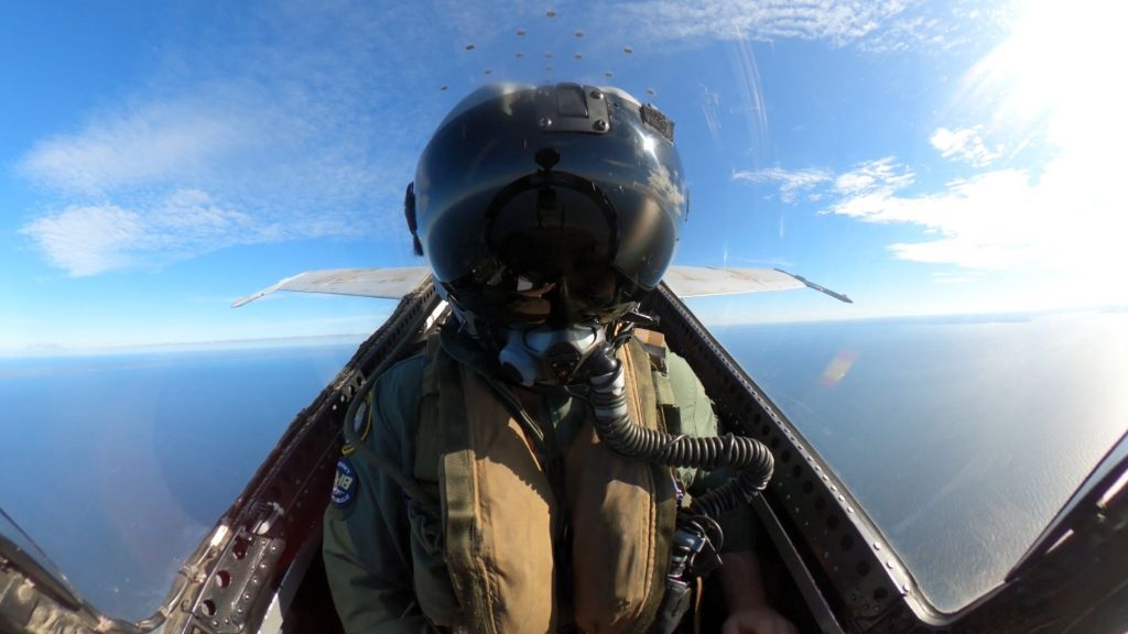 Piloto de F-18 del DAT 'Ámbar'