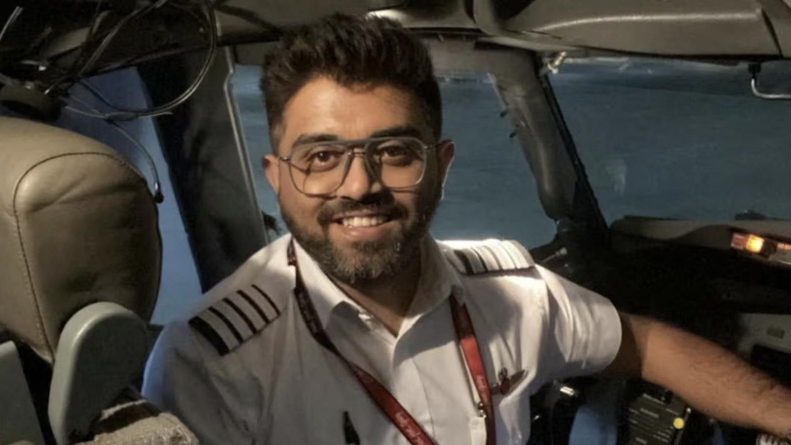El piloto indio Smit Machchhar.