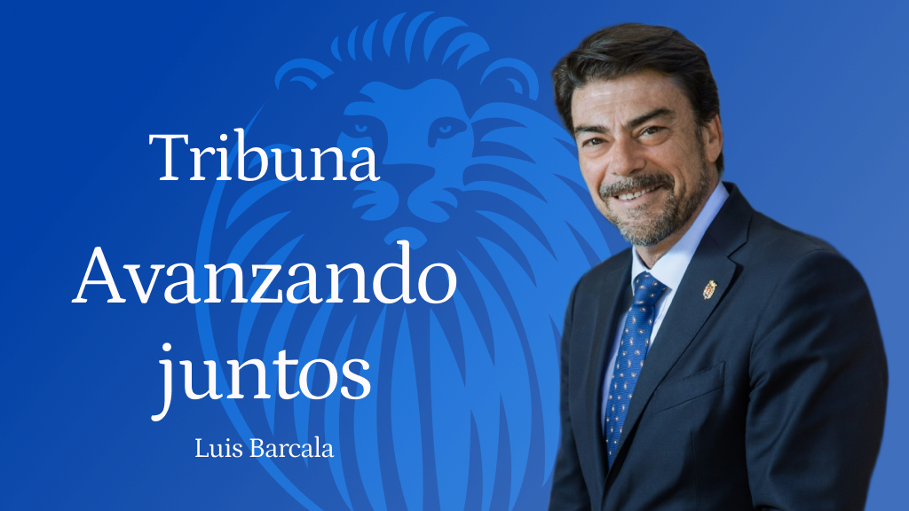 El alcalde de Alicante, Luis Barcala, con motivo del 9 d'Octubre.