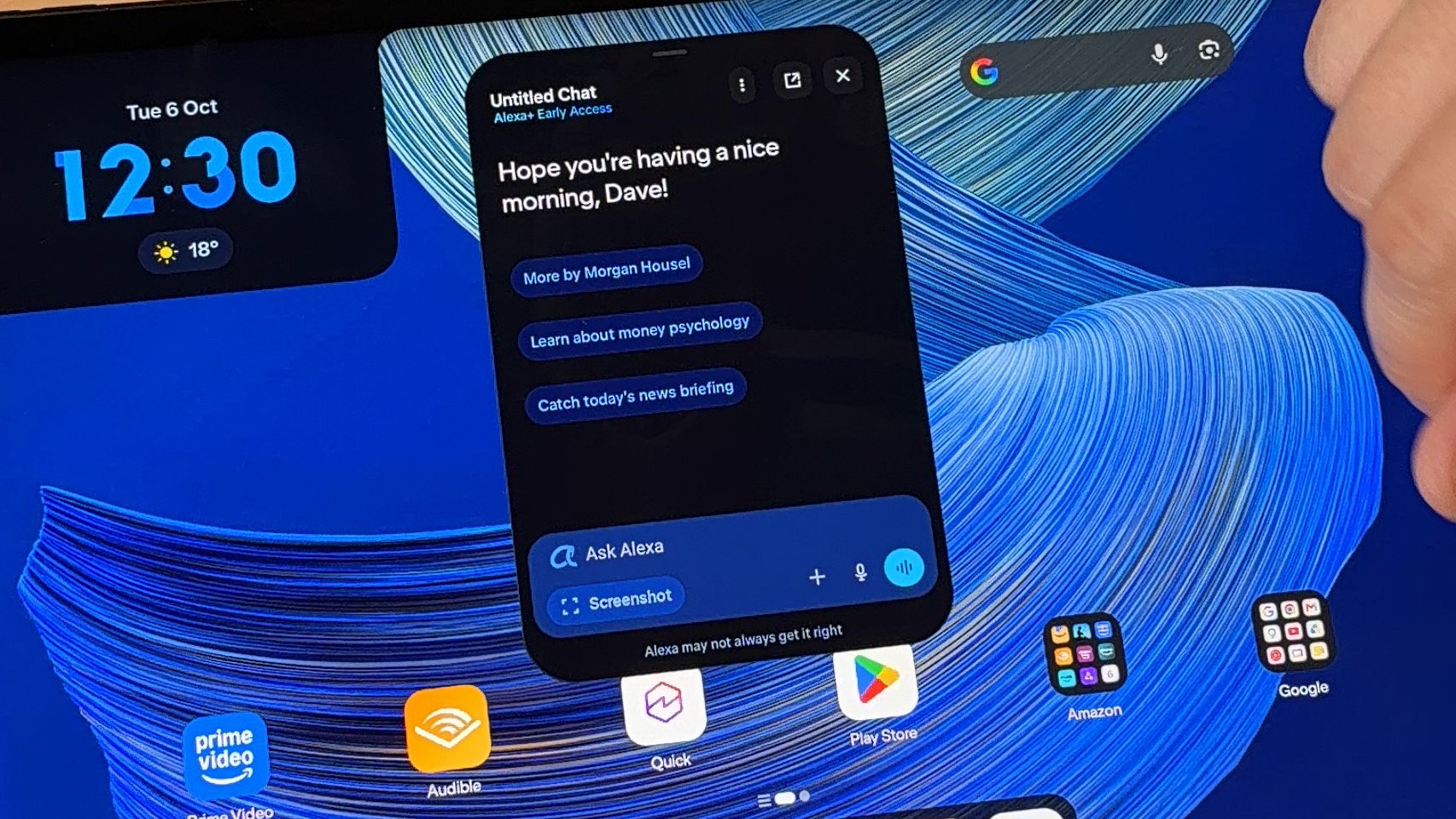 Alexa+ en la Amaozn Alexa Tablet 12 Pro