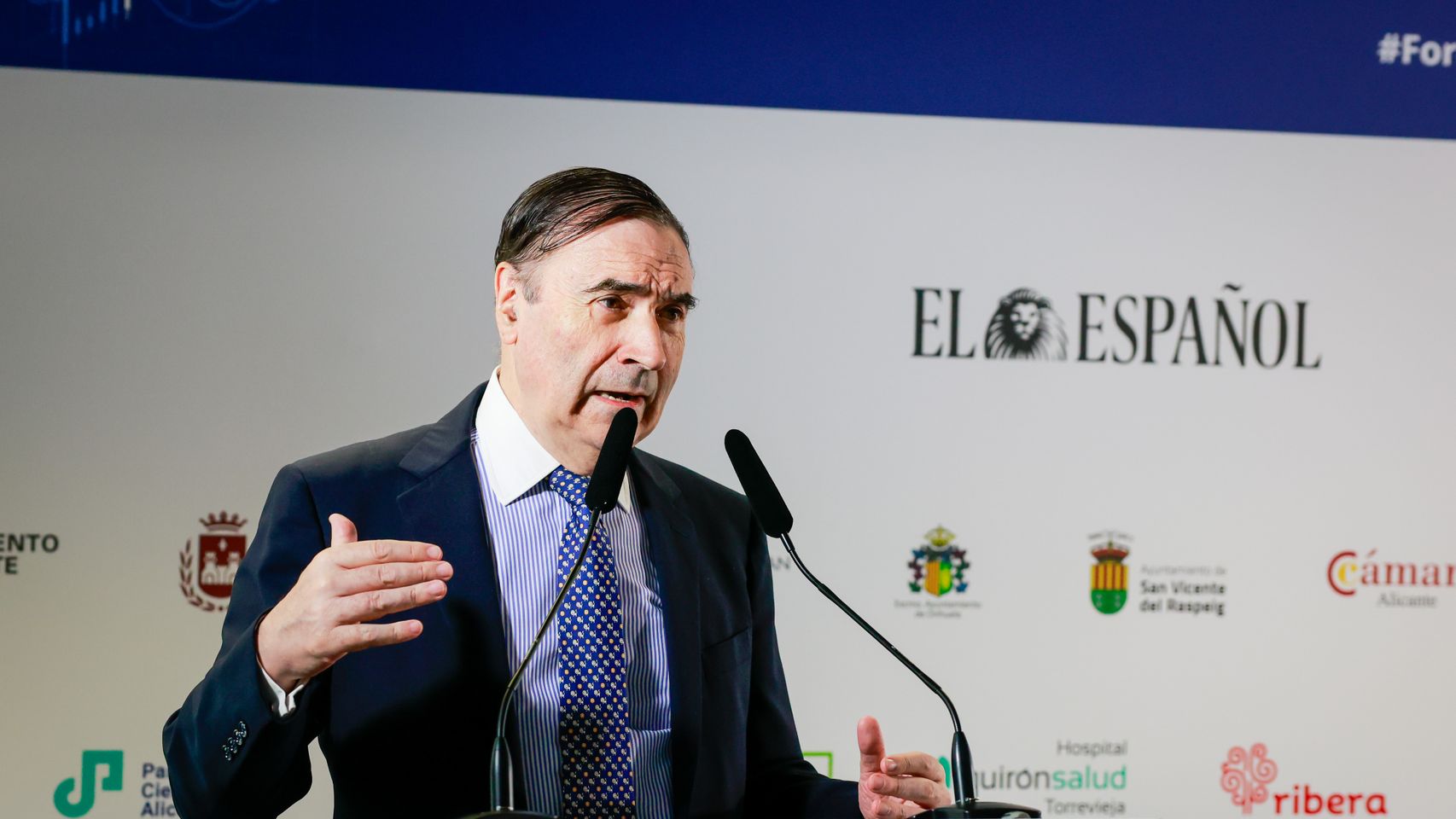 Pedro J. Ramírez en su discurso de apertura.