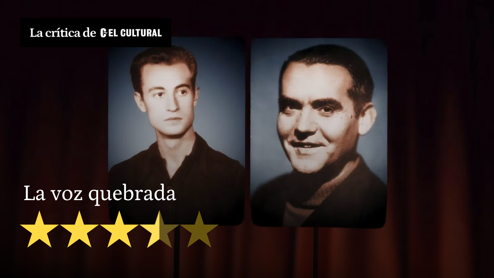 Juan Ramírez de Lucas y Federico García Lorca.