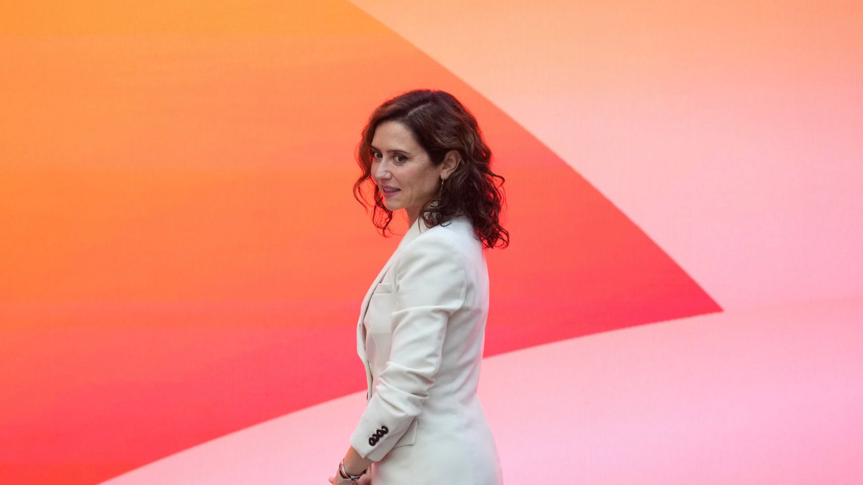 Ayuso, durante la entrega de los Premios Siete Estrellas del Deporte de los años 2024 y 2025