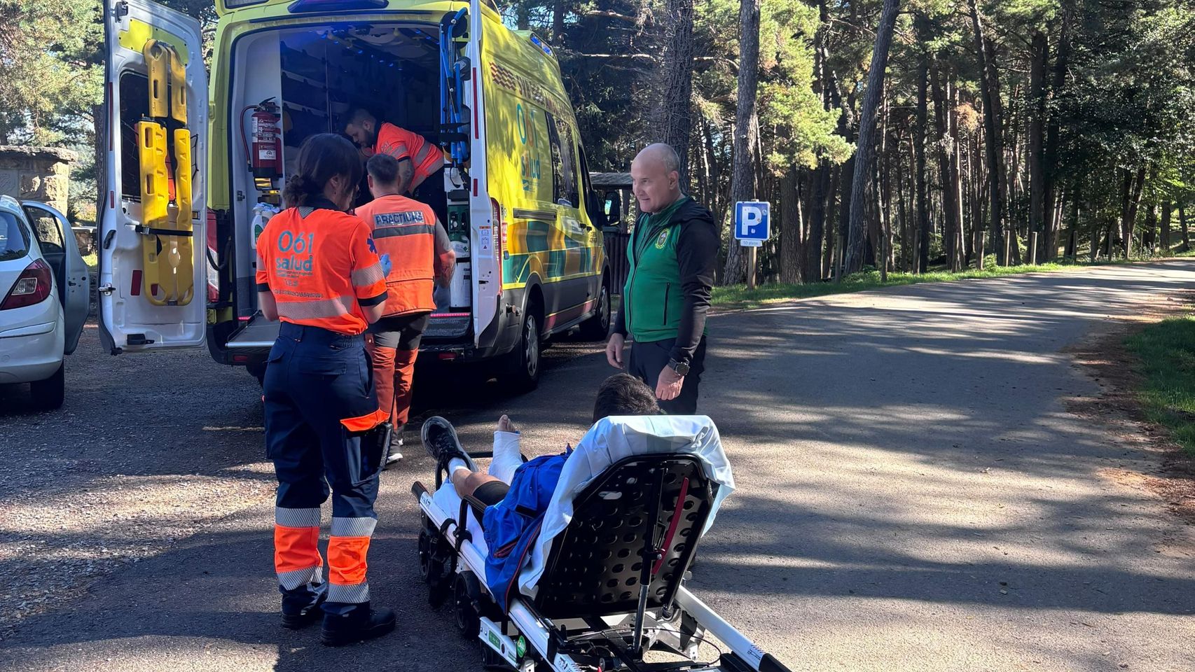 Rescate en la Peña Oroel.