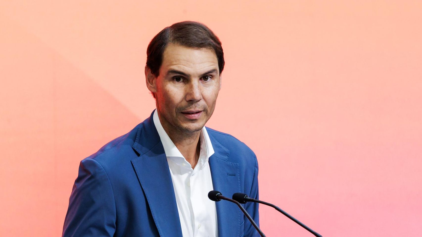 Rafa Nadal, en un acto de la Comunidad de Madrid.
