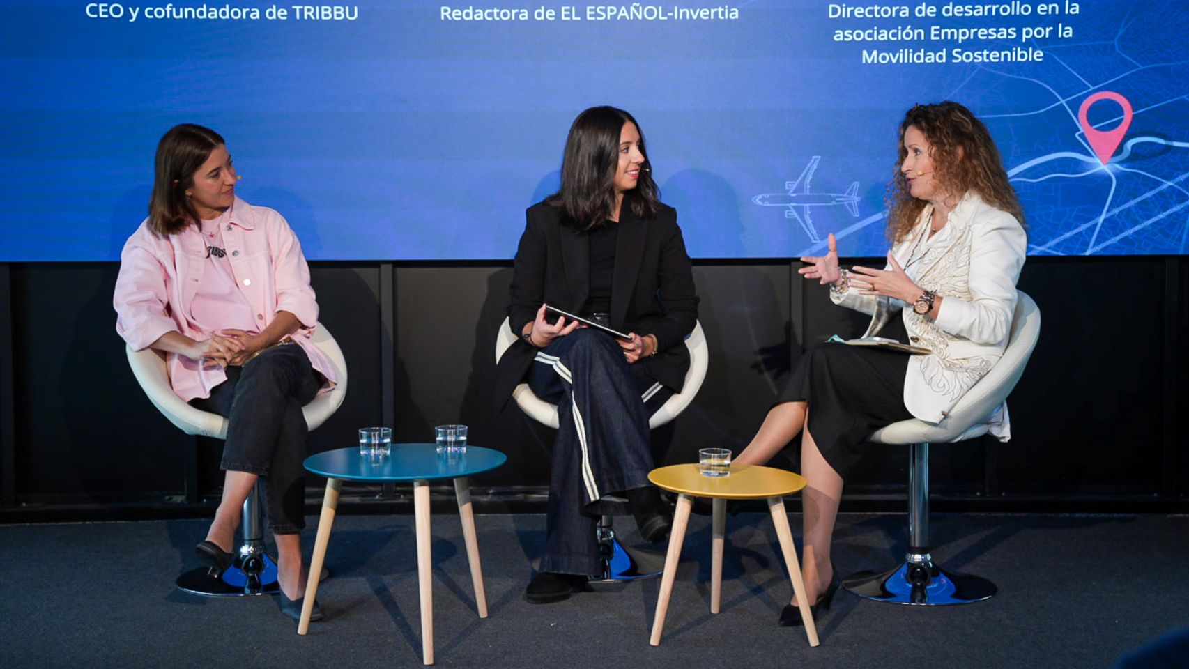 Paloma Langstrum, CEO y cofundadora de Tribbu, y May López, directora de desarrollo de Empresas por la Movilidad Sostenible.