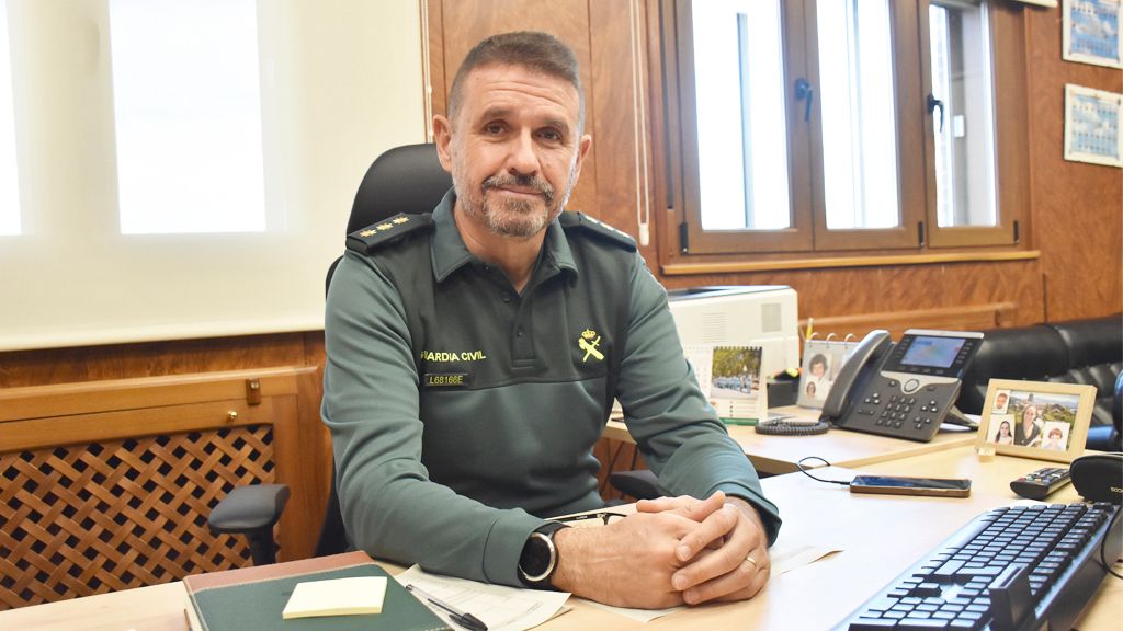 Gustavo Dorda, nuevo jefe de la Guardia Civil en Valladolid. 