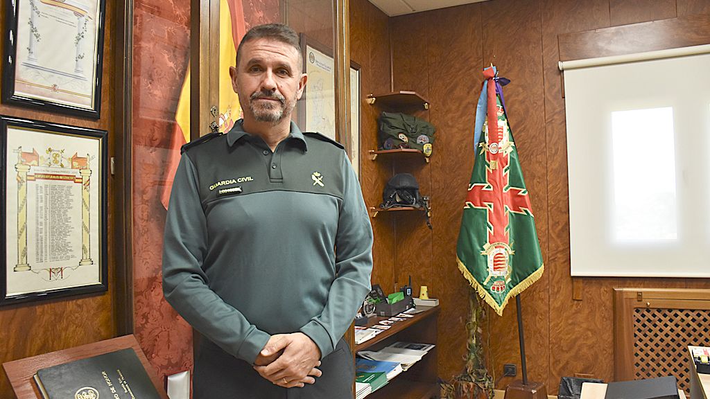 Otra imagen de Gustavo Dorda, jefe de la Guardia Civil de Valladolid.
