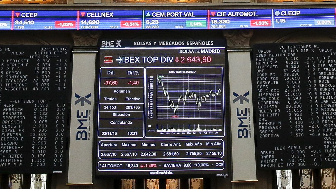 Sede la Bolsa de Madrid.