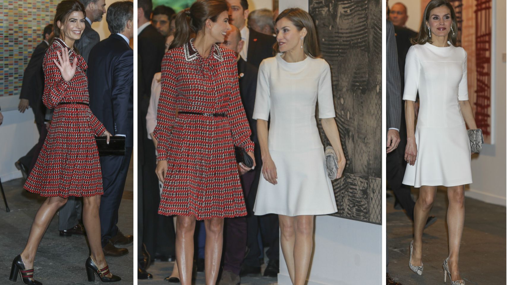Juliana Awada y Letizia, dos estilos en ARCO.