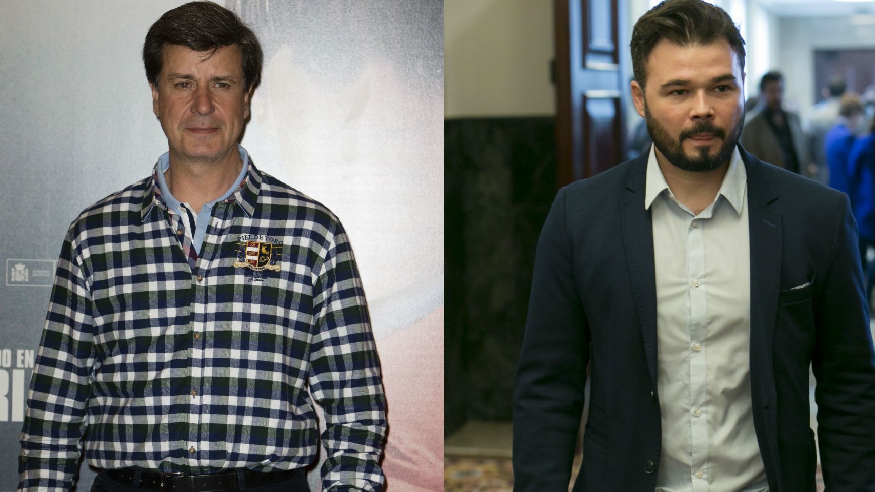 Cayetano Martínez de Irujo y Gabriel Rufián.