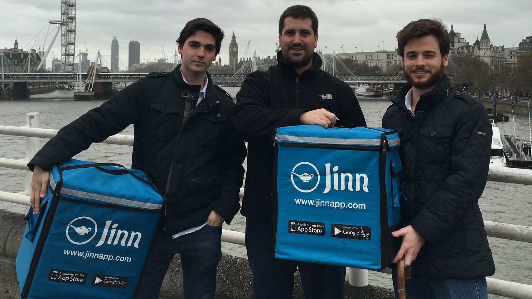 Los tres fundadores de Jinn App