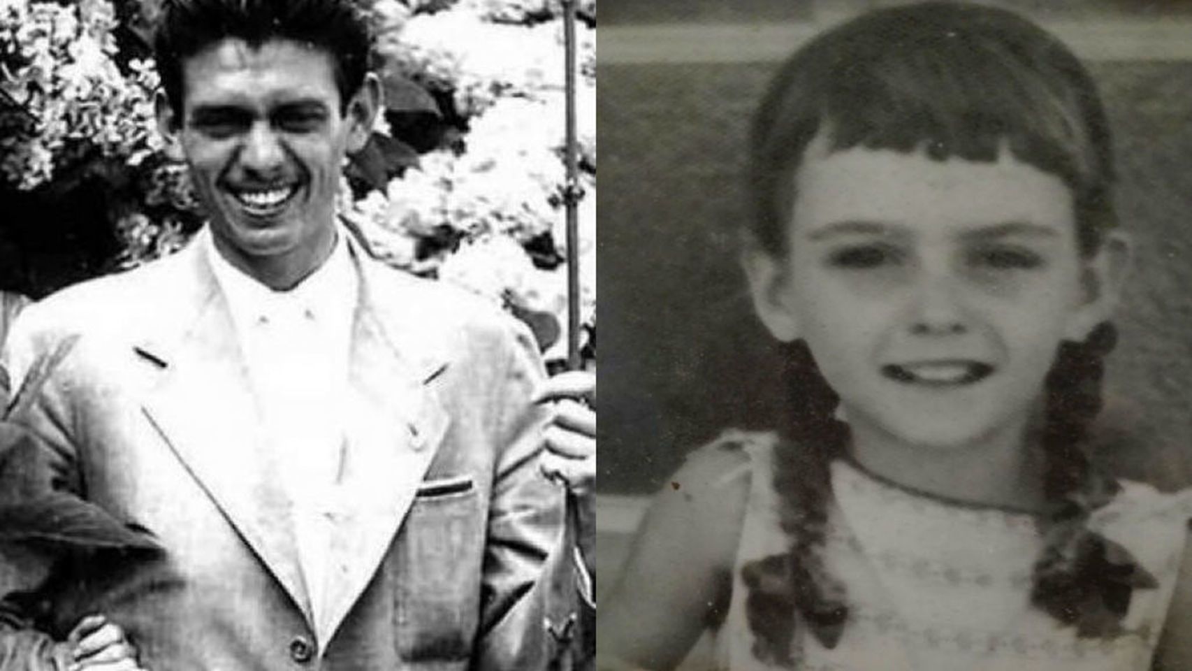 Leoncio González de Gregorio y Martí y su supuesta hija, Rosario.