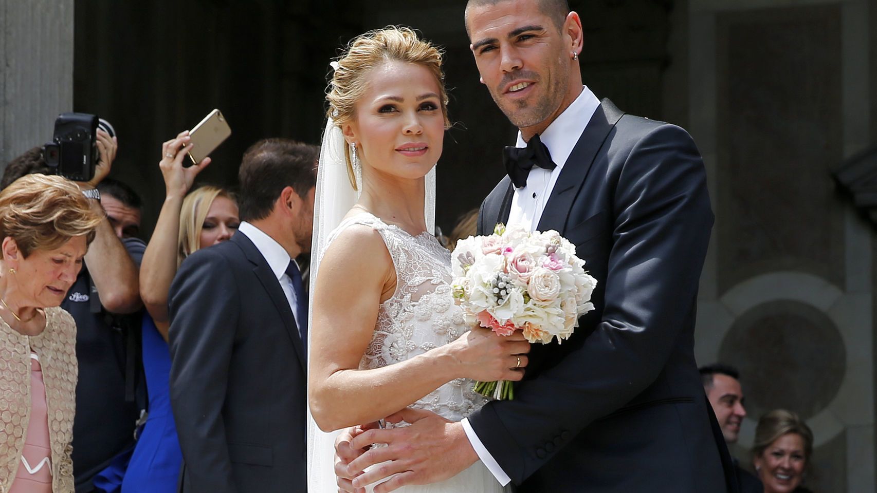 Víctor Valdés y Yolanda Cardona se casaban este viernes en Barcelona.