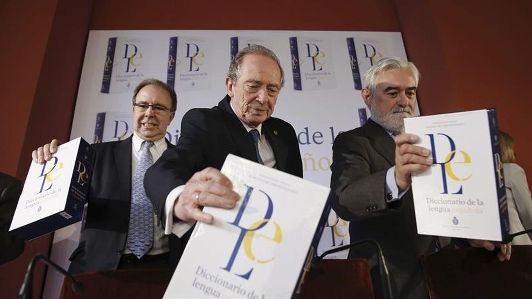 Fotografía de la presentación del diccionario de la RAE. EFE