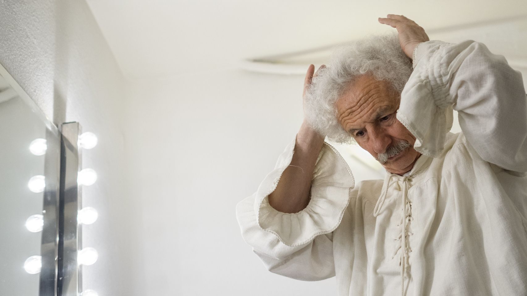 Rafael Álvarez, El Brujo, representando El Lazarillo de Tormes en el Teatro Cofidis.