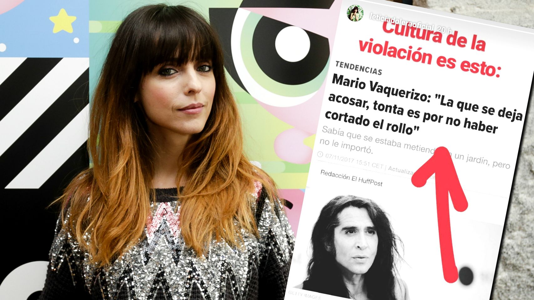La actriz ha reaccionado ante las palabras del marido de Alaska.
