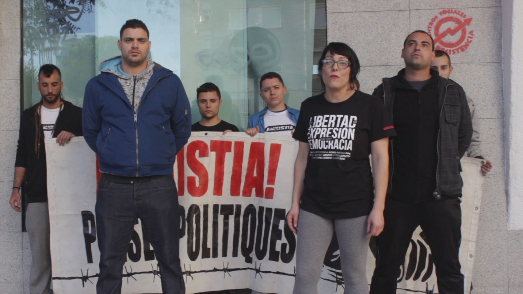 Los miembros del grupo de 'hip-hop' La Insurgencia.