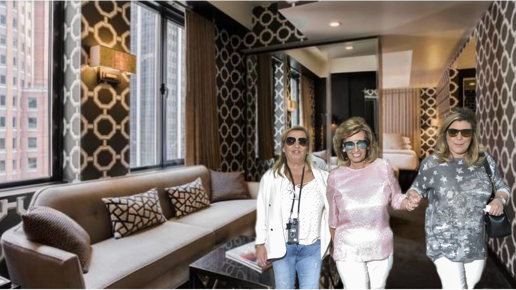 El hotel del que han disfrutado María Teresa y sus hijas.