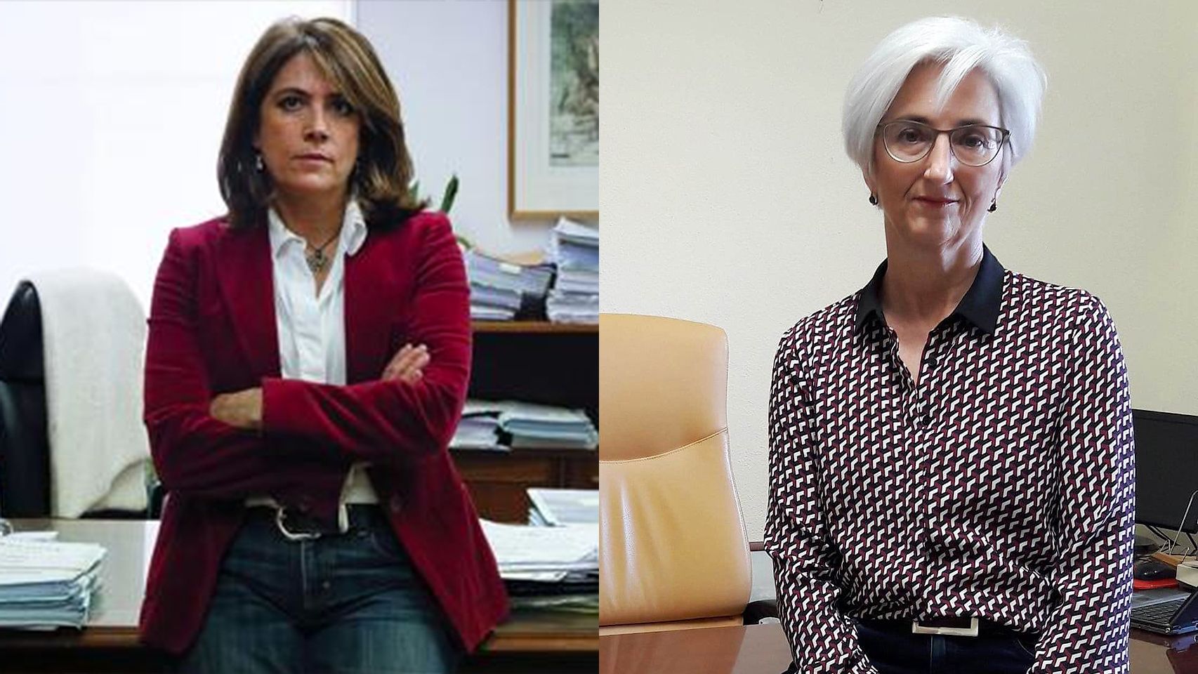 La ministra de Justicia y la candidata a la Fiscalía General del Estado.